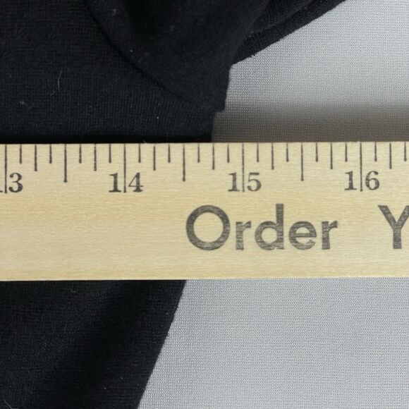 Bebe Bodycon Mini Dress Women’s Small Black White Stretch Side Zip 3/4 Sleeve - Picture 13 of 16